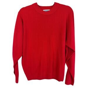 Vintage Prophecy by Sag Harbor Red Round Neck Sweater Large